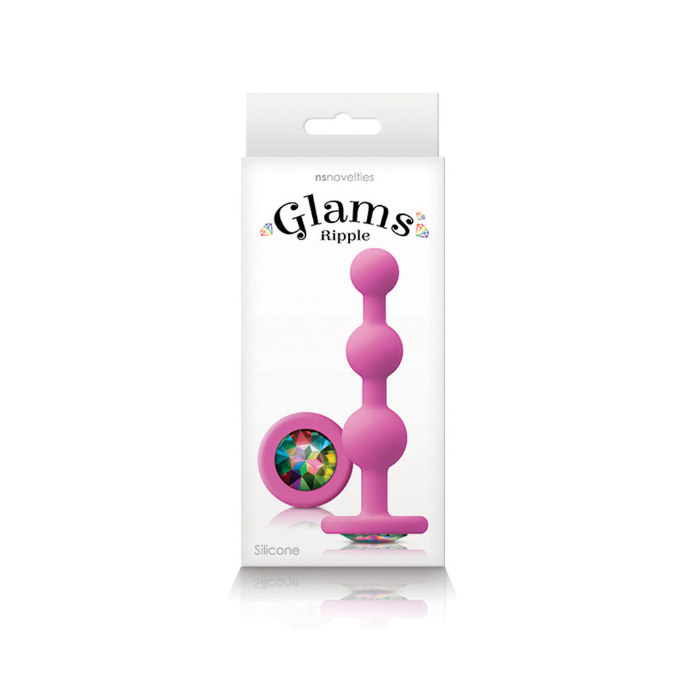 Glams - Ripple Rainbow Gem - Pink NSN0510-94