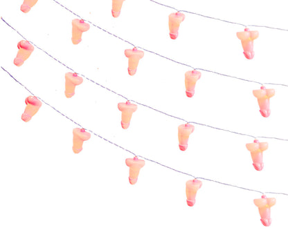 "Glitterati Penis String Lights - 20 Lights LG-CP1139"