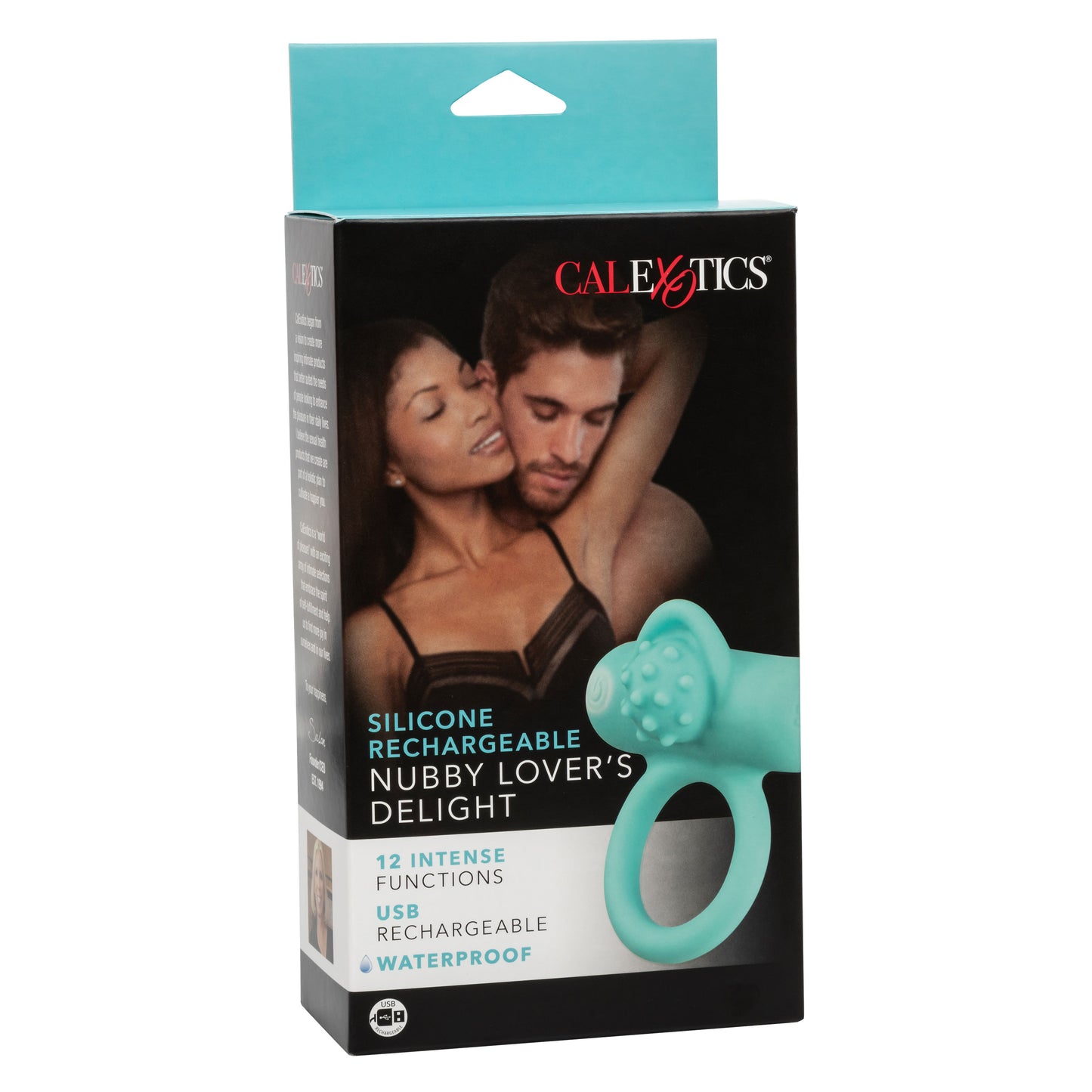 Silicone Rechargeable Nubby Lover's Delight - Blue SE1841223