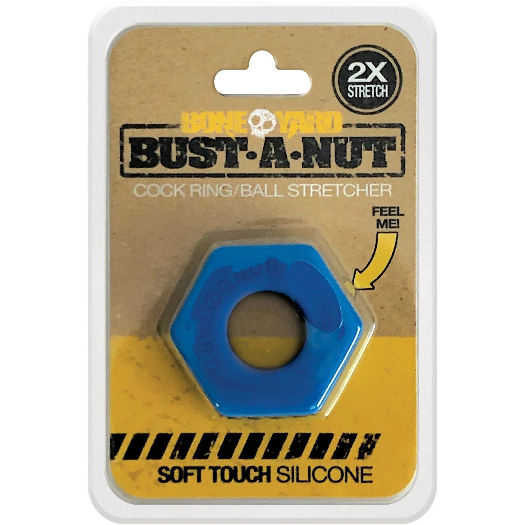 Bust a Nut Cock Ring - Blue BY-0356