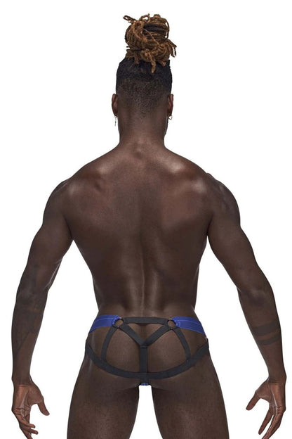 Sexagon Strappy Ring Jock - Large/x-Large - Royal MP-352269RYLX