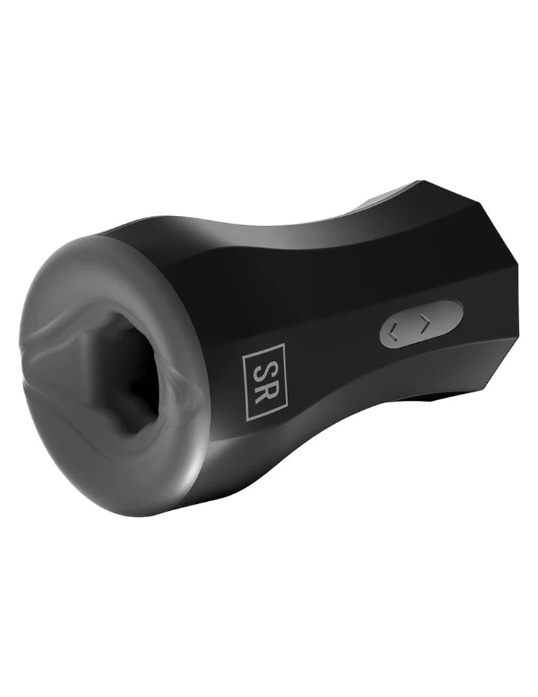 Silicone Twin Turbo Stroker - Black SR1067