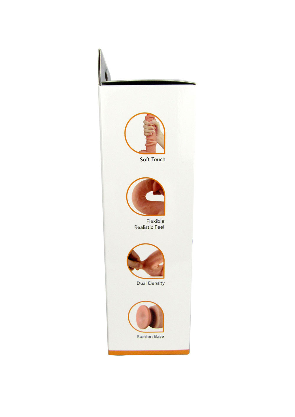 Real Skin 7.5" Dual Layer Dildo - Beige