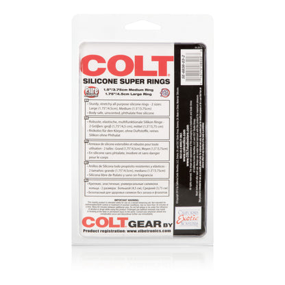 Colt Silicone Super Rings - Black SE6838032