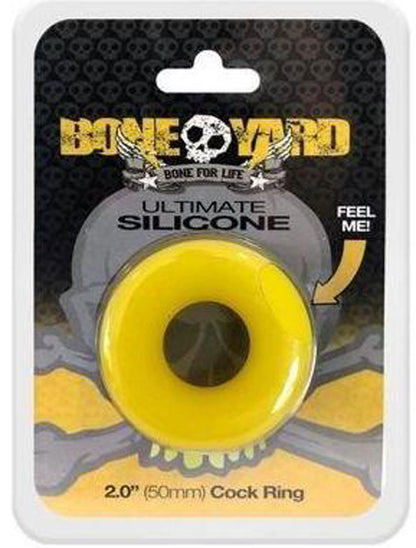 Ultimate Silicone Cock Ring - Yellow BY-0456