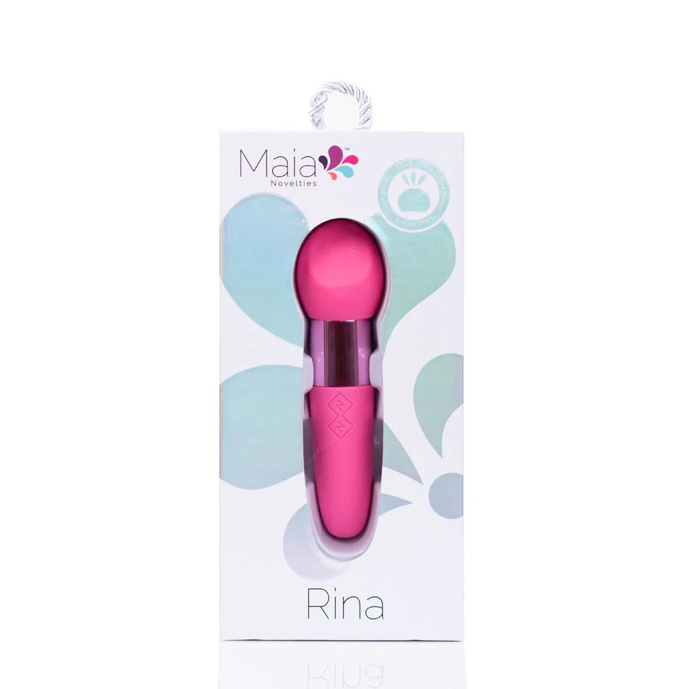 Rina Rechargeable Dual Motor Silicone 15- Function Vibrator - Pink MTMA23-03-P6