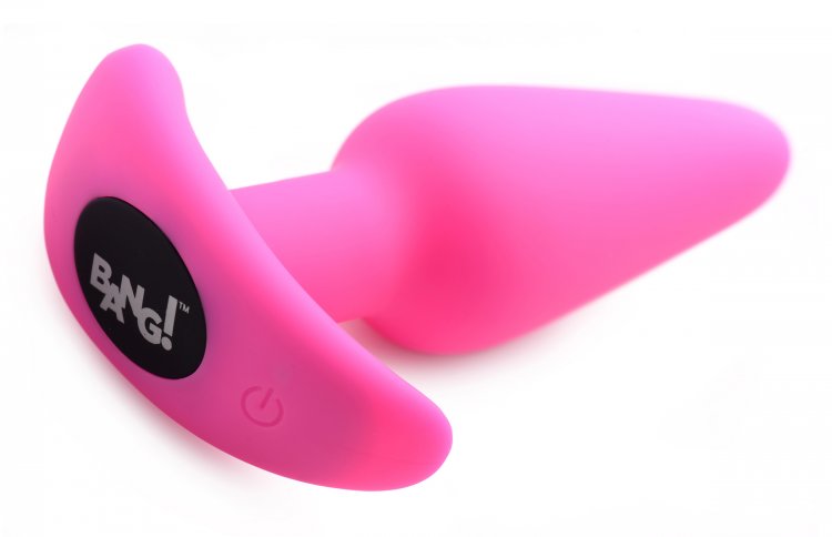 21x Silicone Butt Plug With Remote - Pink BNG-AG563-PNK