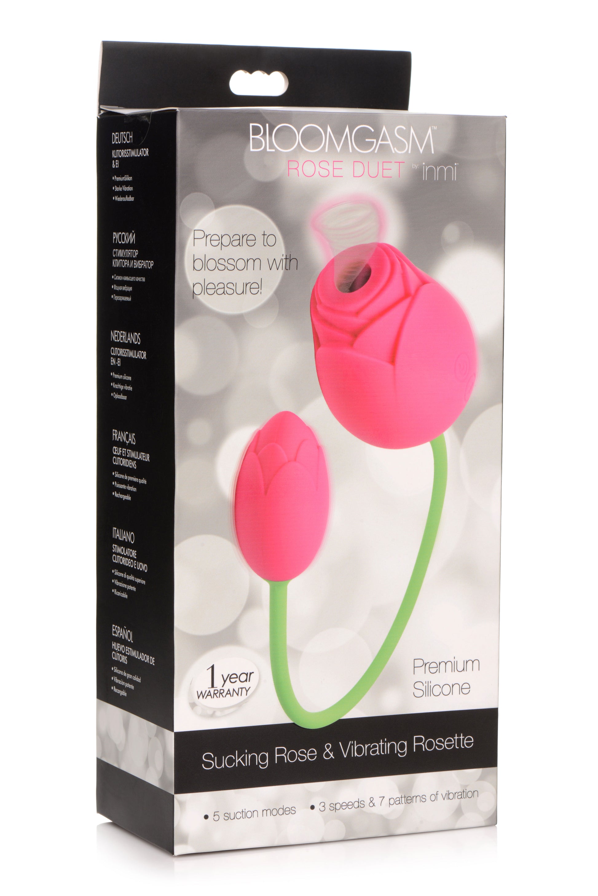 Bloomgasm Rose Duet - Sucking Rose and Vibrating - Rosette INM-AG791