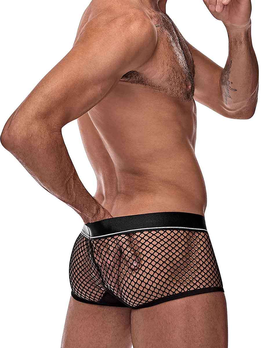 Cock Pit Net Mini Cock Ring Short - Large - Black MP-120260BKLG