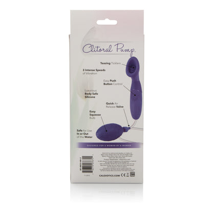 Waterproof Silicone Clitoral Pump - Purple SE0623803