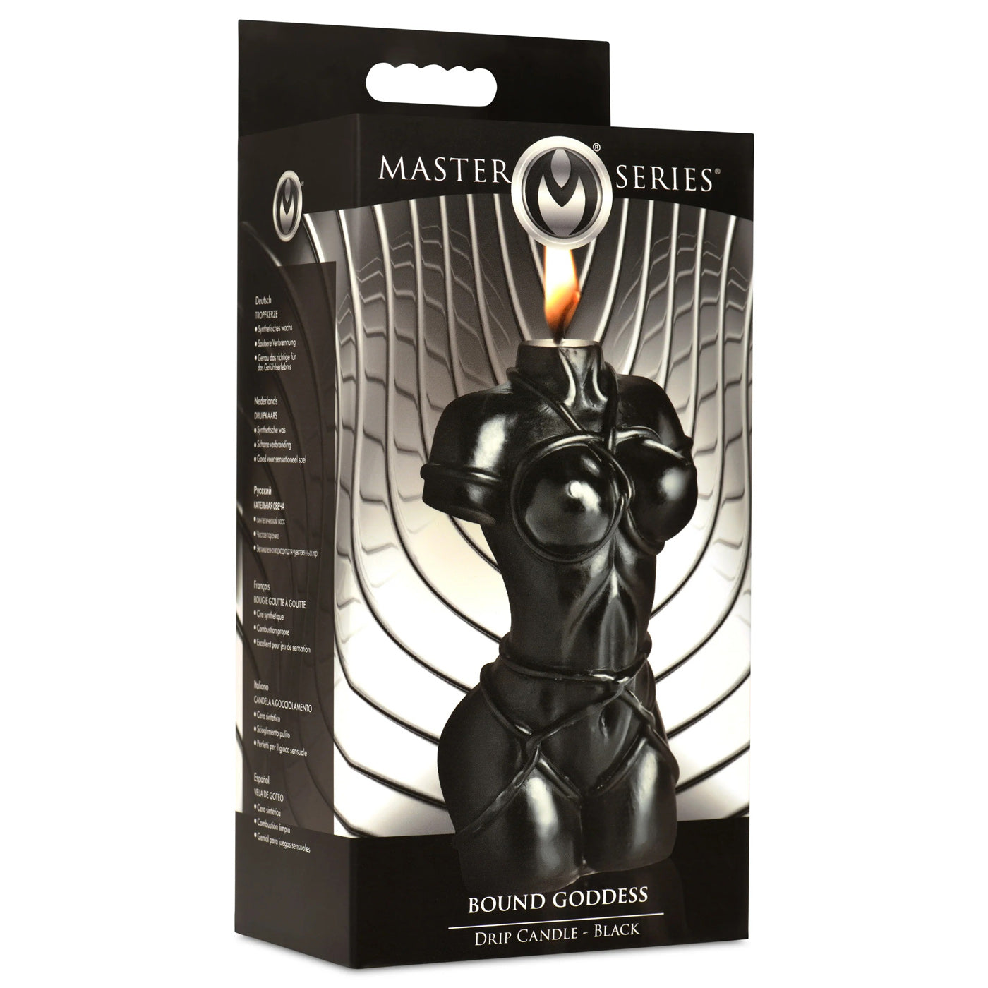 Bound Goddess Drip Candle - Black MS-AH280-BLACK