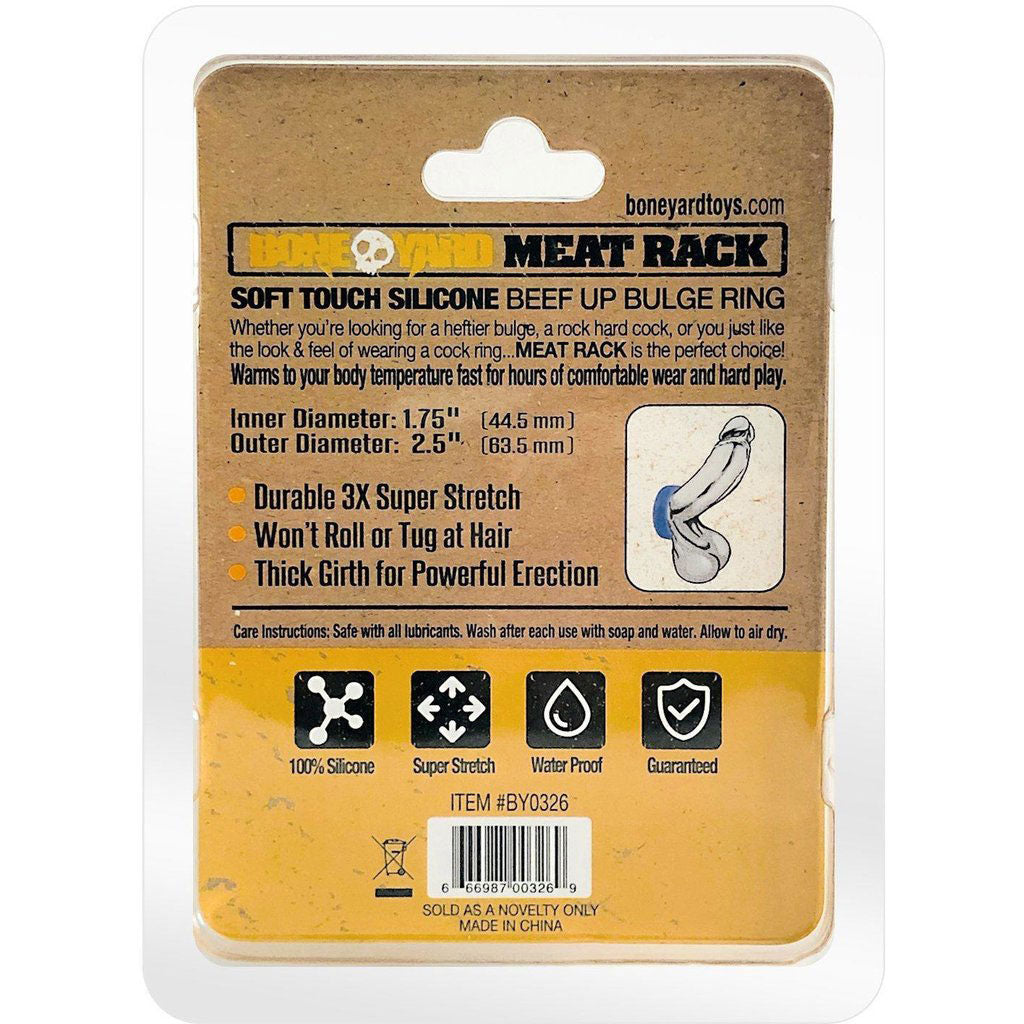 Meat Rack Cock Ring - Blue BY-0326