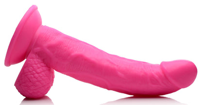Pop Pecker 7.5 Inch Dildo With Balls - Pink POPP-AG767-PNK