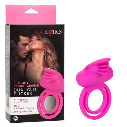 Silicone Rechargeable Dual Clit Flicker Enhancer SE1843103