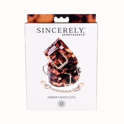 Sincerely Amber Handcuffs SS52100