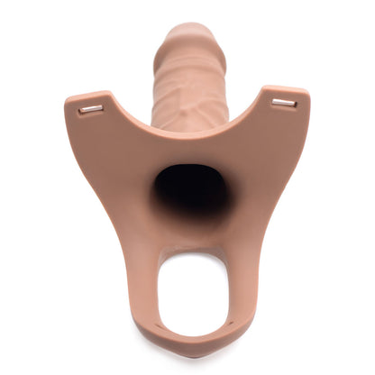 Hollow Silicone Dildo Strap-on - Flesh SM-AG365-FLSH