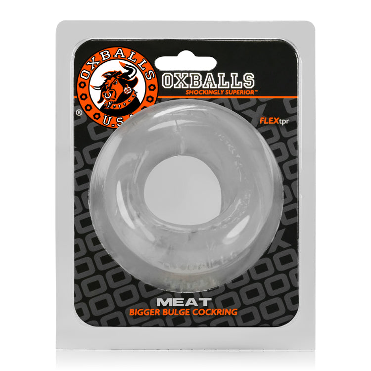 Meat Bigger Bulge Cockring - Clear OX-3019-CLR