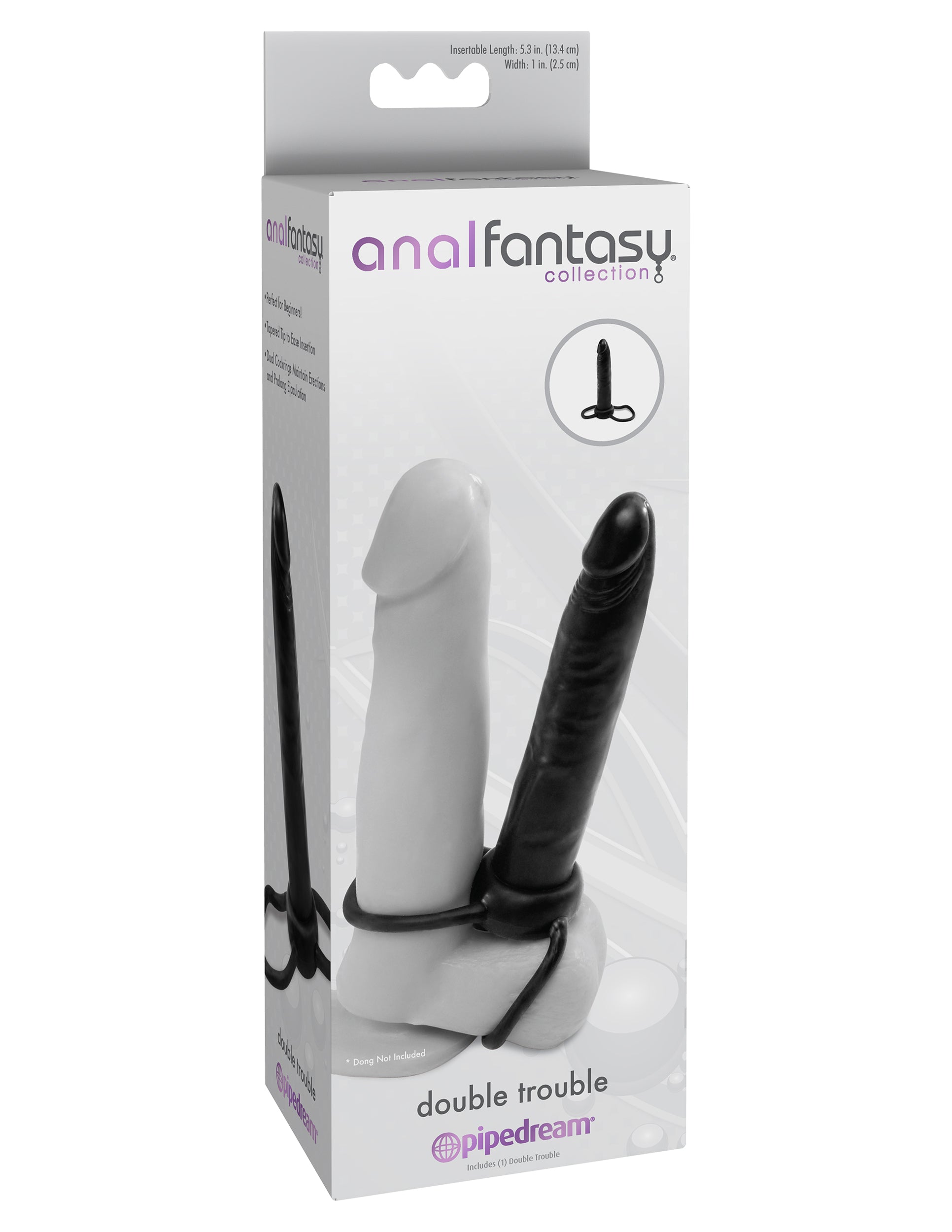 Anal Fantasy Collection Double Trouble - Black PD4662-23