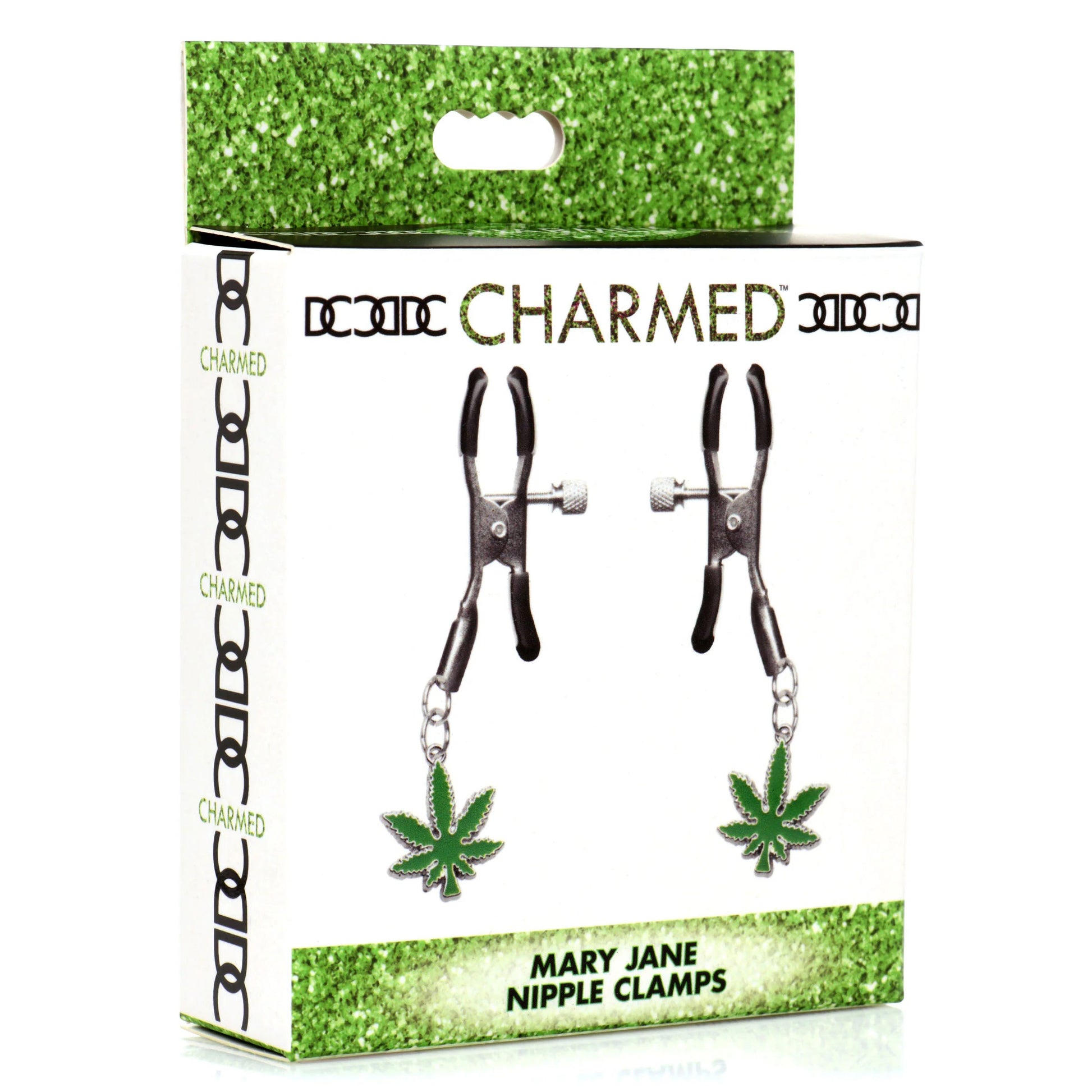 Mary Jane Nipple Clamps - Green CH-AH132