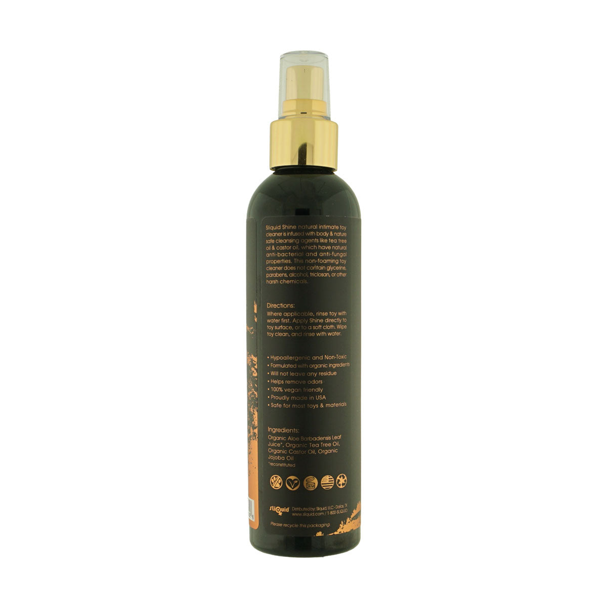 Shine All Natural, Organic Tea Tree Oil Based Toy Cleaner - 8.5 Oz