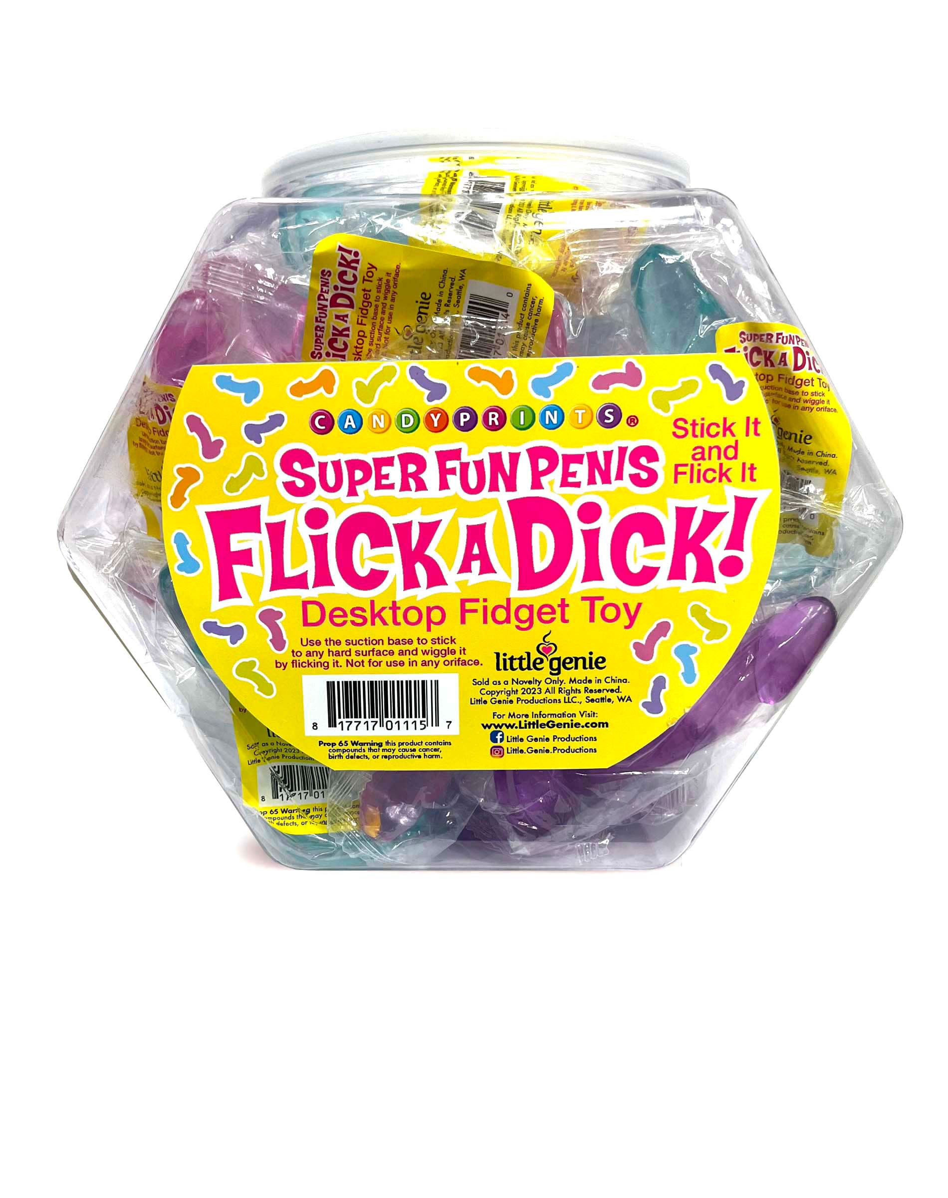 Flick a Dick - Desktop Fidget Toy - Display of 24 LG-CP1115