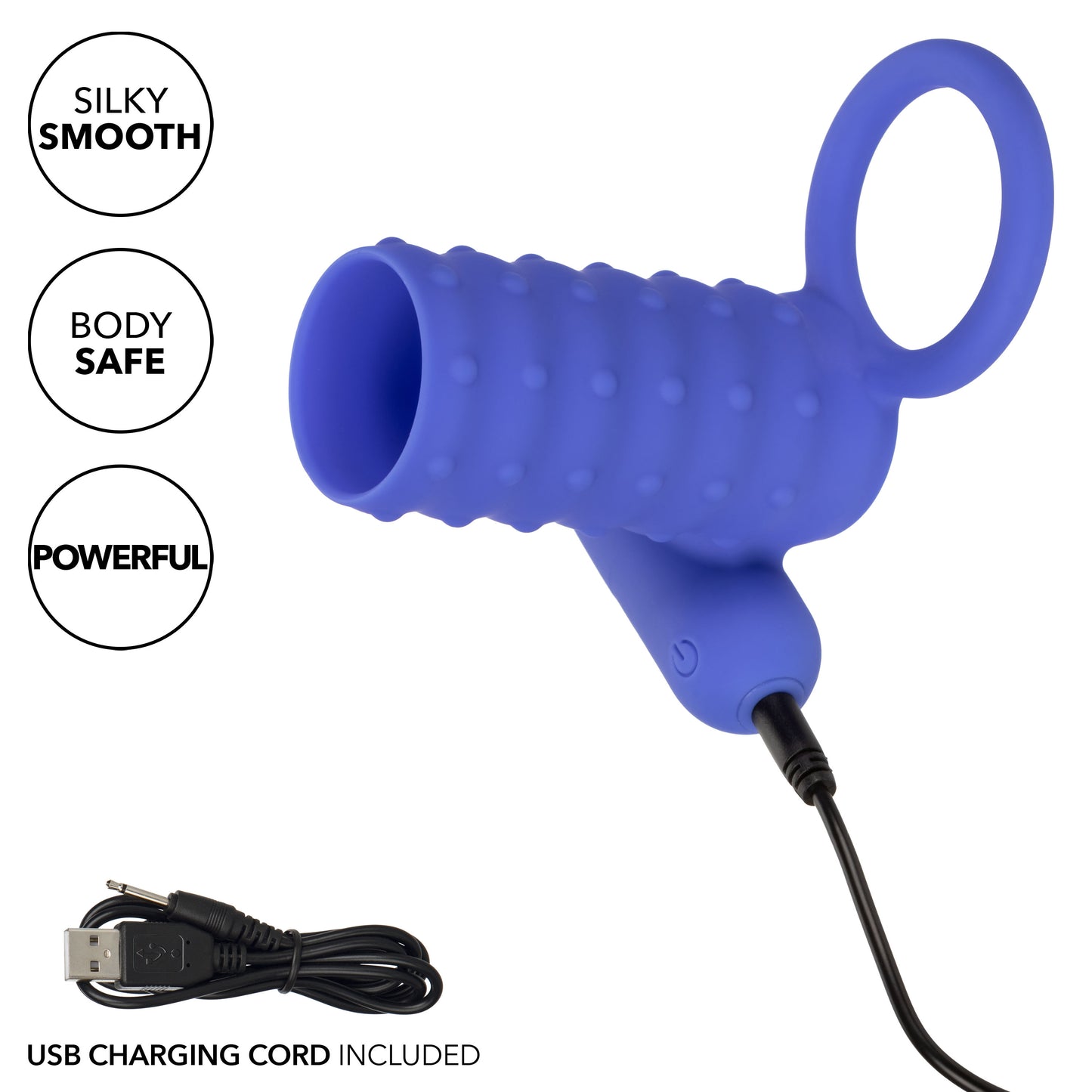 Silicone Rechargeable Endless Desires Enhancer -  Blue SE1844303