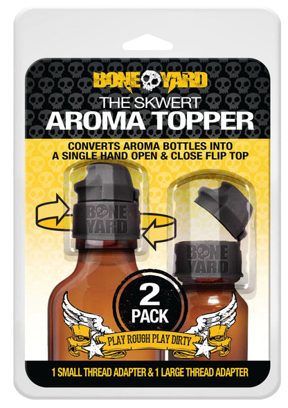 The Skwert Aroma Topper - 2 Pack - 1 Small and  1 Small and 1 Large Thread Adapter BY-0462