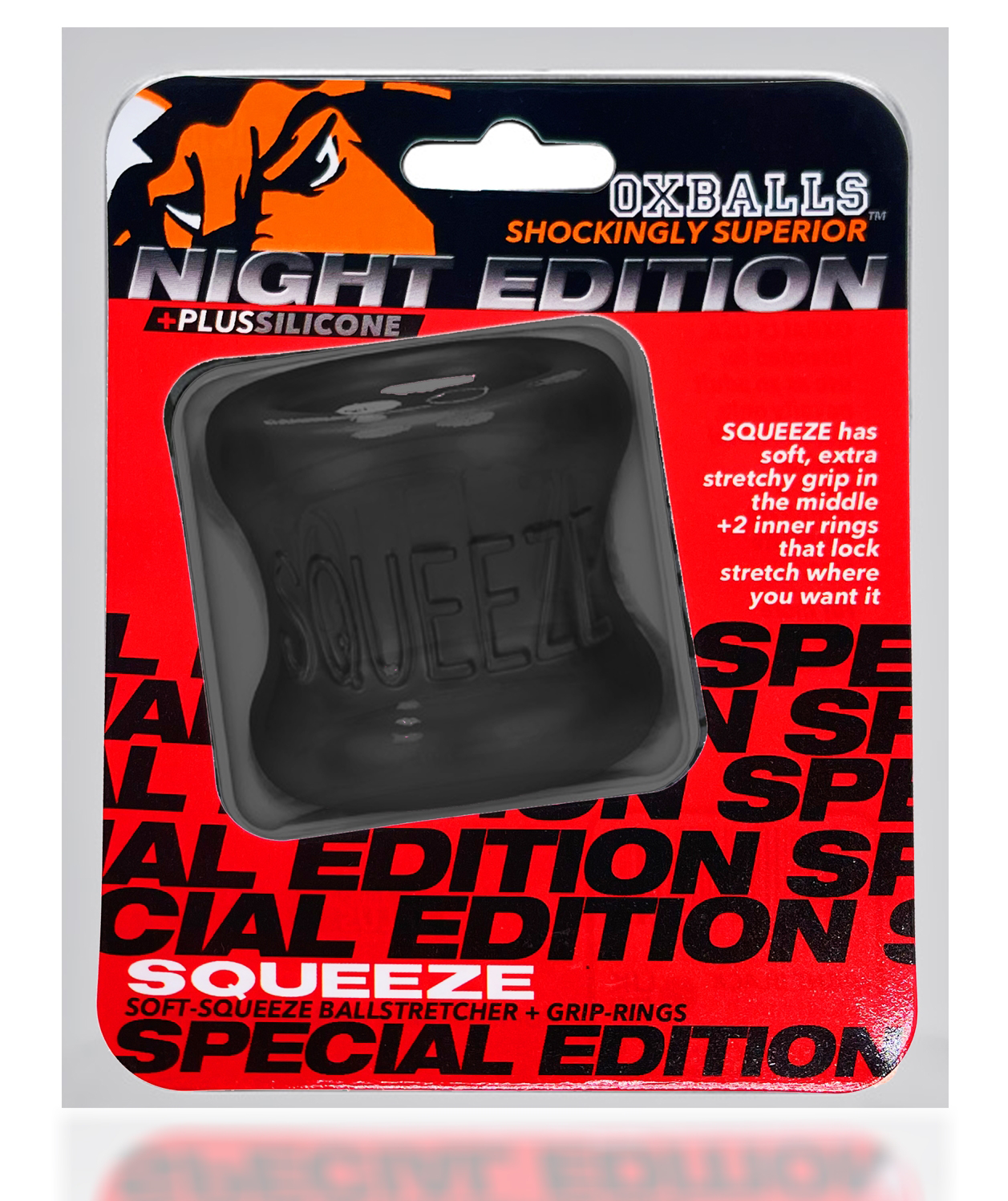 Squeeze Soft - Grip Ballstretcher - Night Black OX-3011-NGT