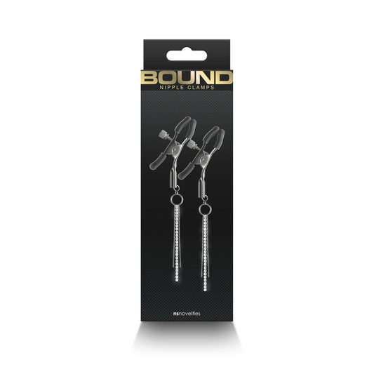 Bound - Nipple Clamps - D3 - Gunmetal NSN-1302-80