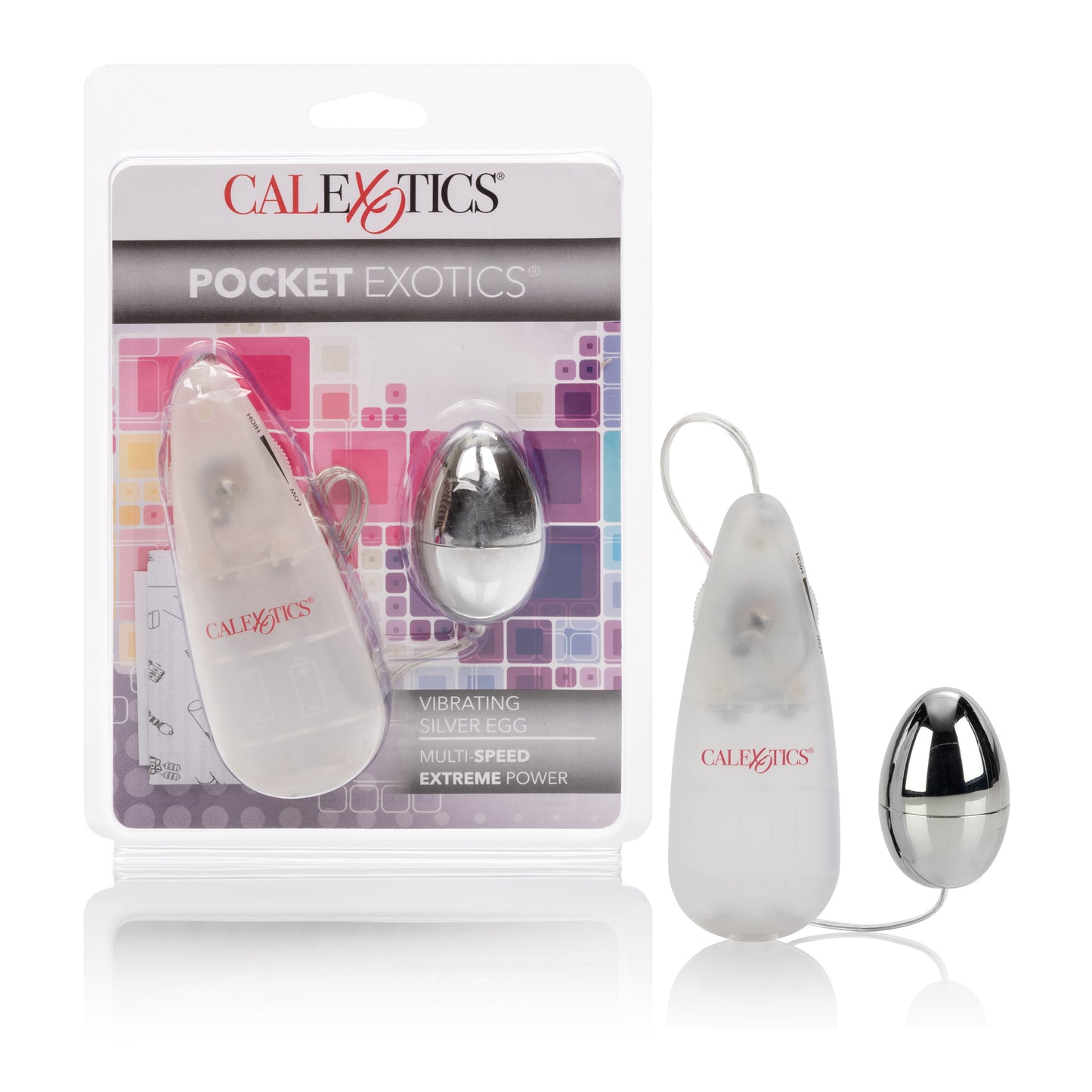 Pocket Exotics Vibrating Egg - Silver SE1103052