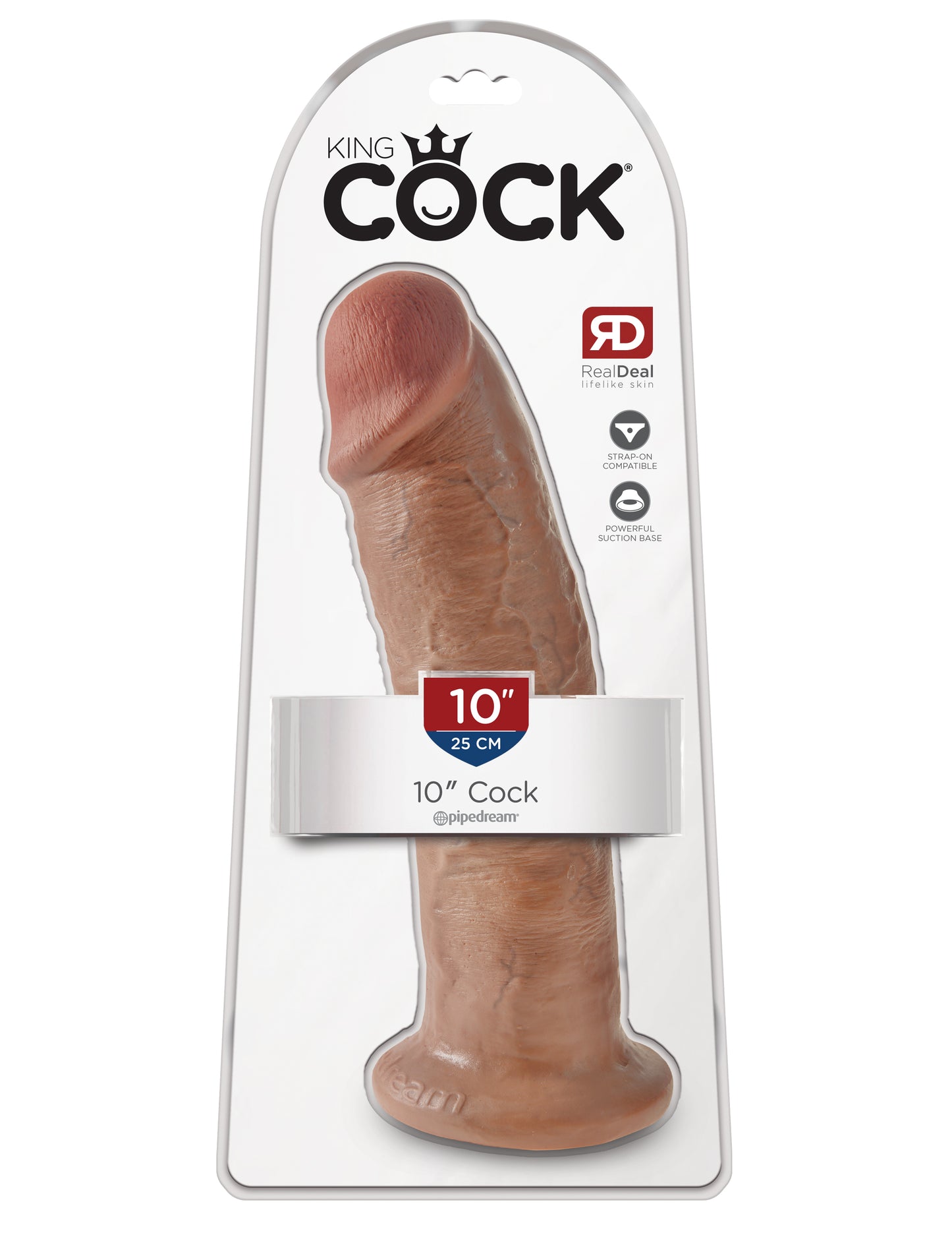 King Cock  10 Inch Cock - Tan PD5505-22