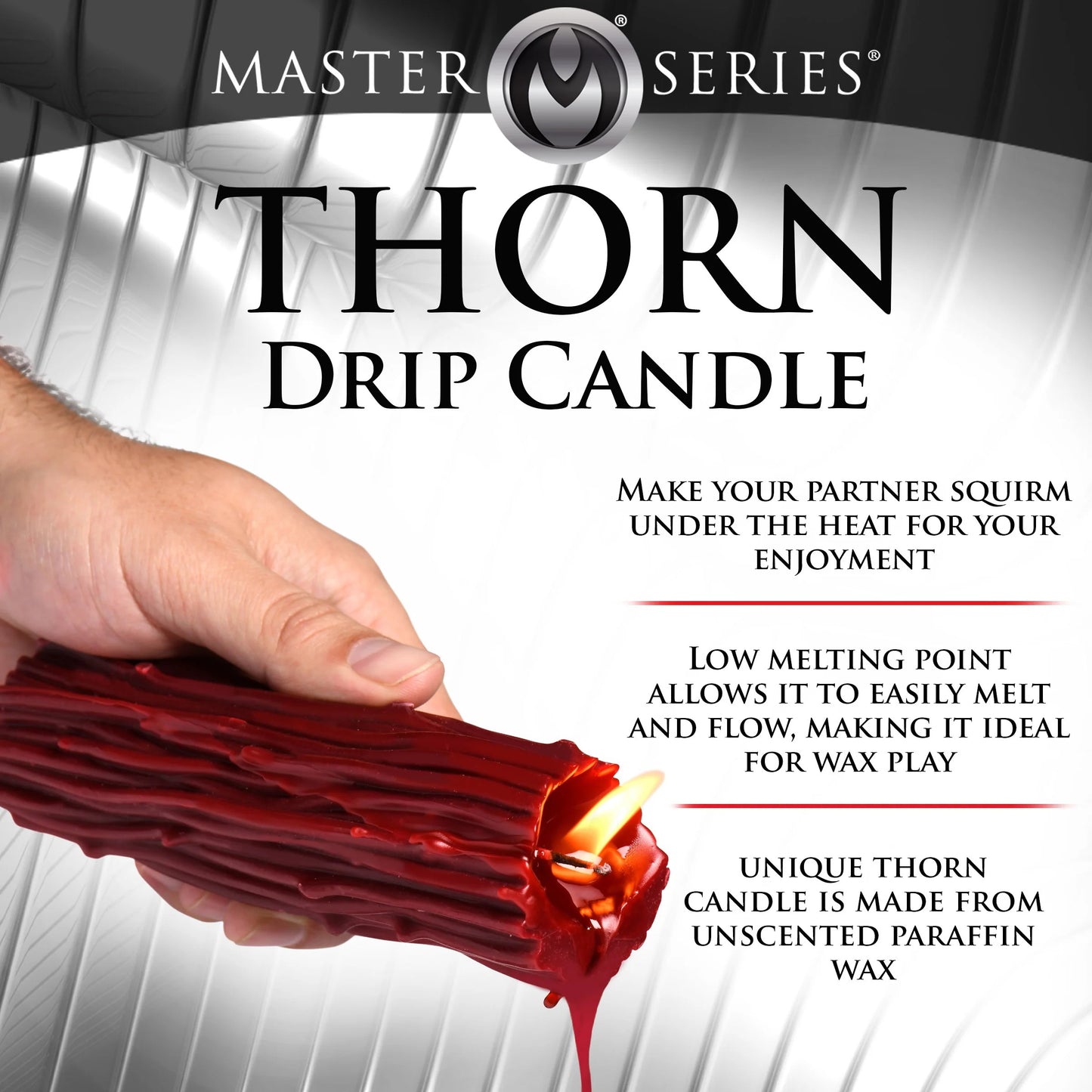 Thorn Drip Candle - Red MS-AH235