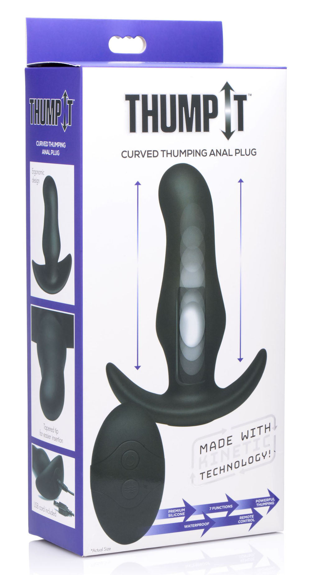 Thump It Curved Silicone Butt Plug AT-AF914