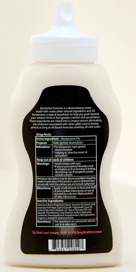 Boy Butter Extreme Desensitizing Formula 9 Oz
