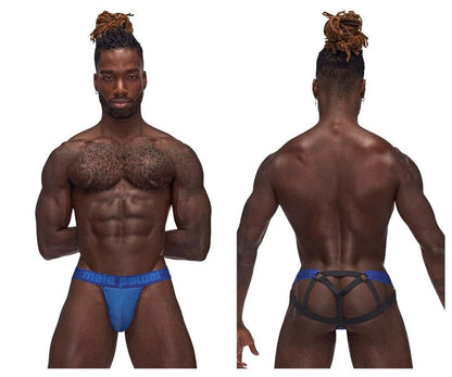 Sexagon Strappy Ring Jock - Large/x-Large - Royal MP-352269RYLX