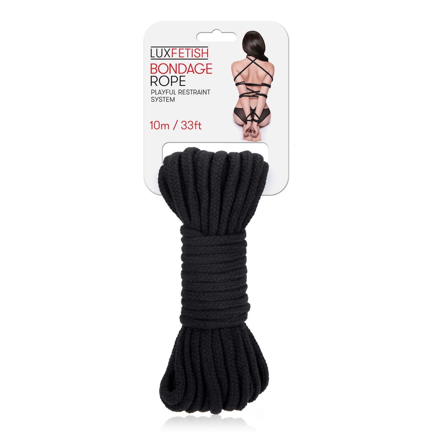 Bondage Rope 10m / 33ft - Black LF5106-BLK