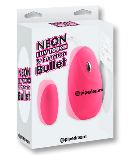 Neon Luv Touch 5 Function Bullet - Pink PD2638-11