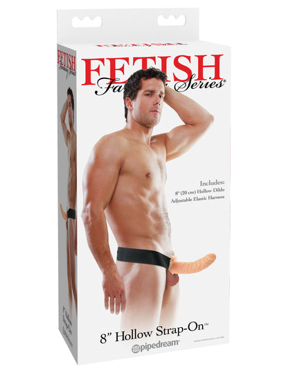 Fetish Fantasy Series 8 Inch Hollow Strap-on -  Flesh PD3360-21