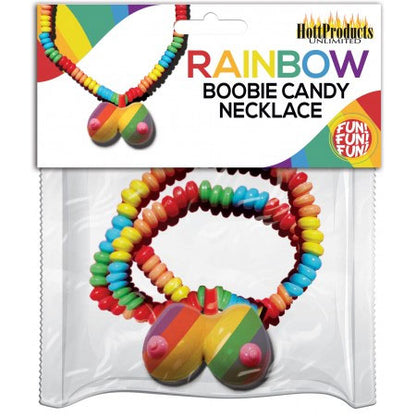 "Rainbow Boobie Candy Necklace HTP3092"