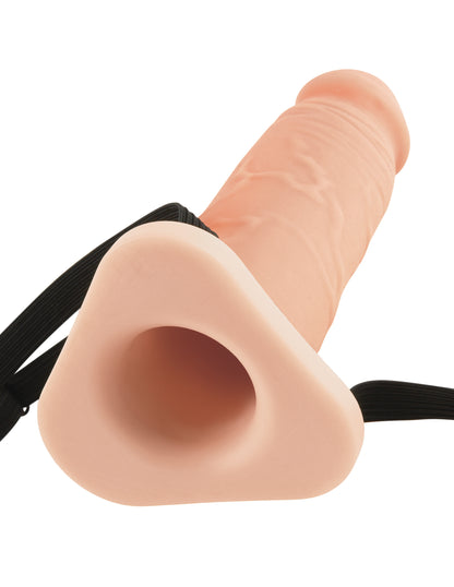 Fantasy X-Tensions 8-Inch Silicone Hollow  Extension - Flesh PD4127-21