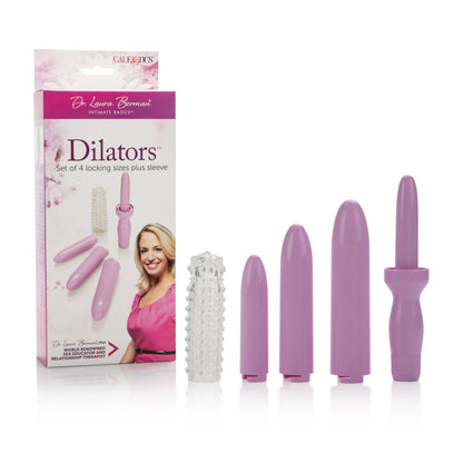 Dr. Laura Bernam Dilators - Set of 4 Locking Sizes Plus Sleeve - Purple SE9711143