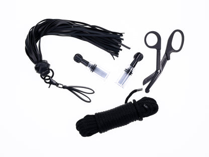 Tied and Twisted Bondage Kit - Black SS32406