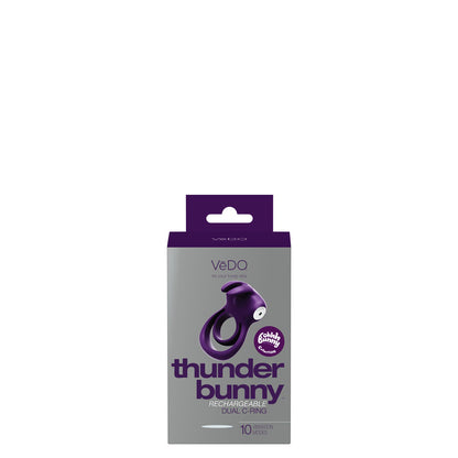 Thunder Bunny Rechargeable Dual Ring - Perfectly Purple BU-0605