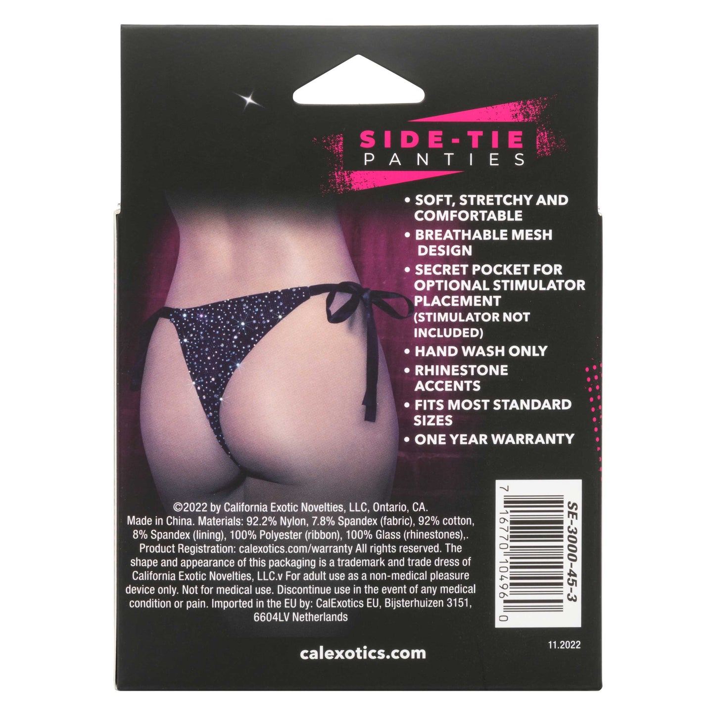 Radiance Side-Tie Panties - Black SE3000453