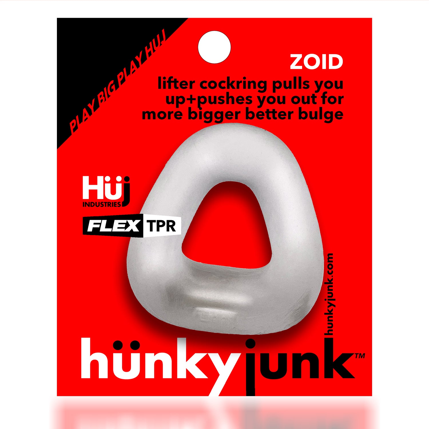 Zoid - Trapazoid Lifter Cockring - Clear Ice HUJ-129-CLRICE