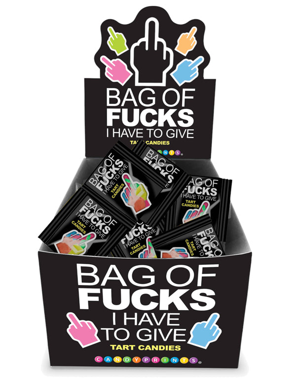 "Bag of Fucks I Have to Give Display of 100 Count LG-CP1216"