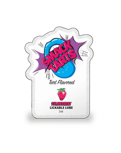 Smack Tarts Lube 3ml Pouch Display 36pc - Sour Strawberry