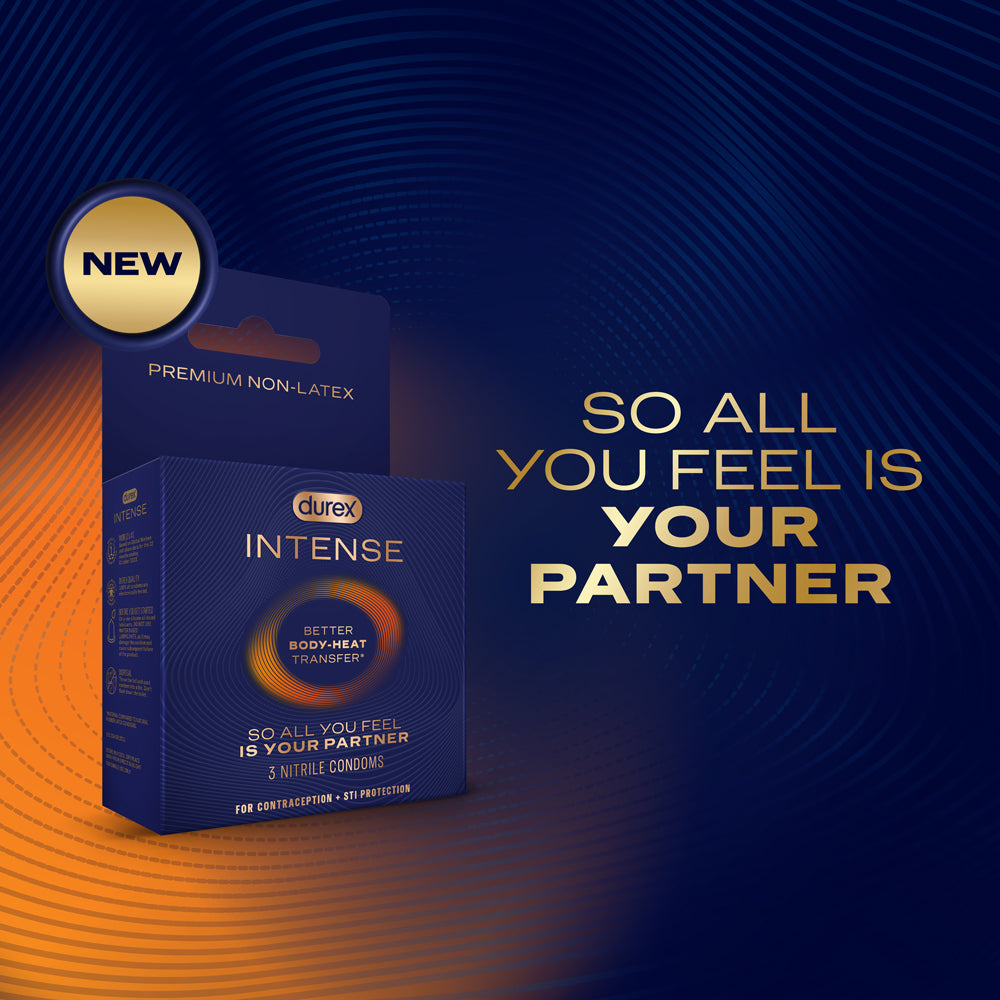 Durex Intense Nitrile Condoms 3 Pack
