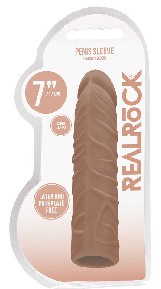 7 Inch Penis Sleeve - Tan SH-REA104TAN