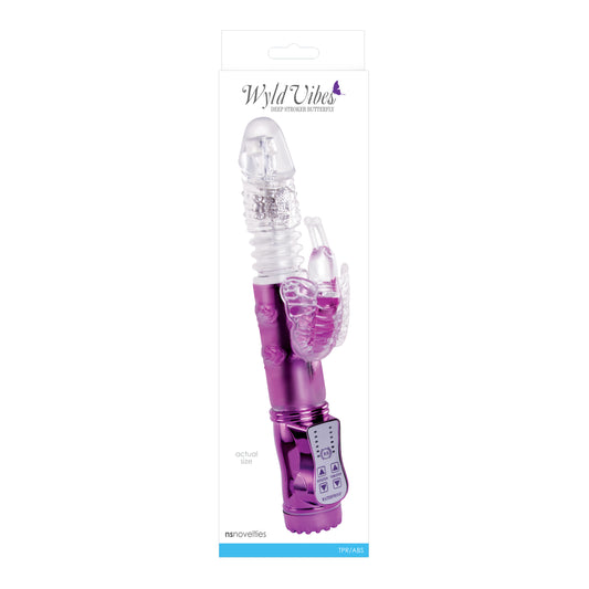 Wyld Vibes Deep Stroker Butterfly - Purple NSN0256-35